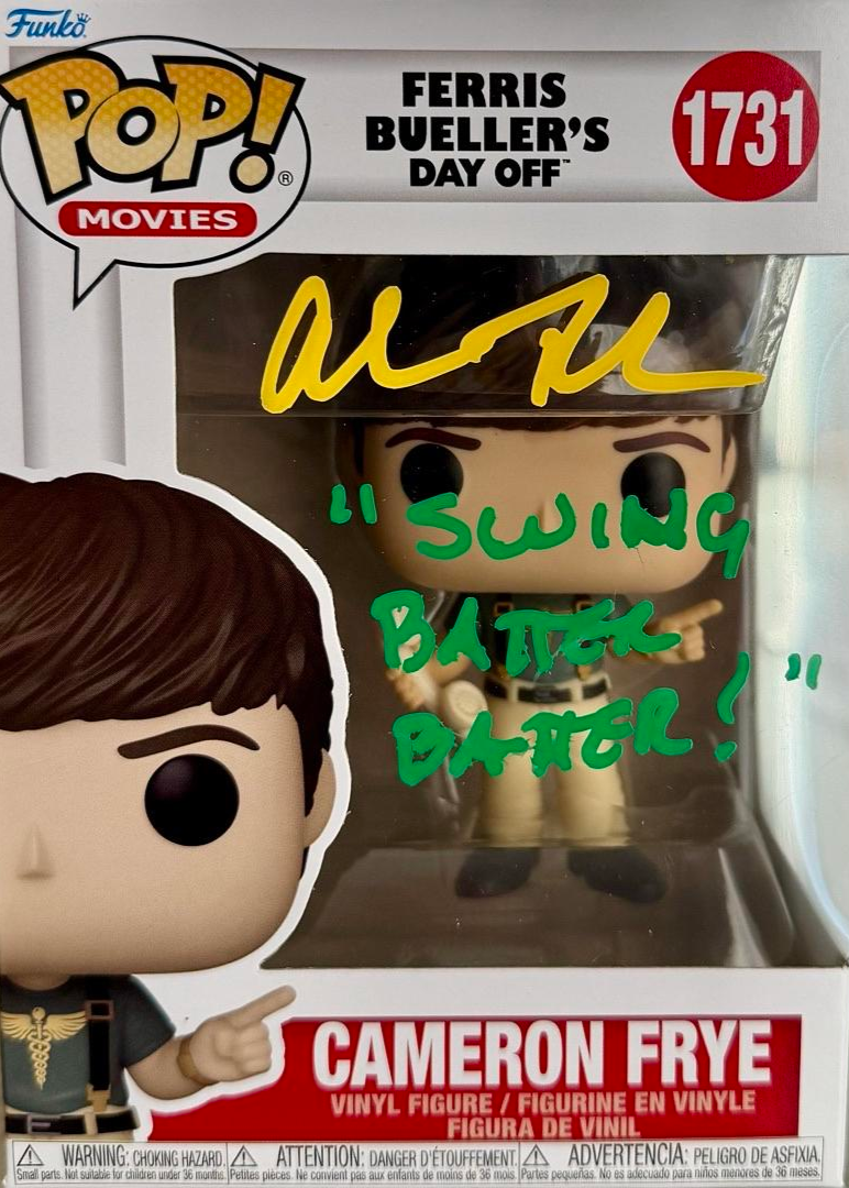 Alan Ruck Signed Funko Pop #1731 "Cameron Frye" (Ferris Bueller) w/Quote - JSA COA #04